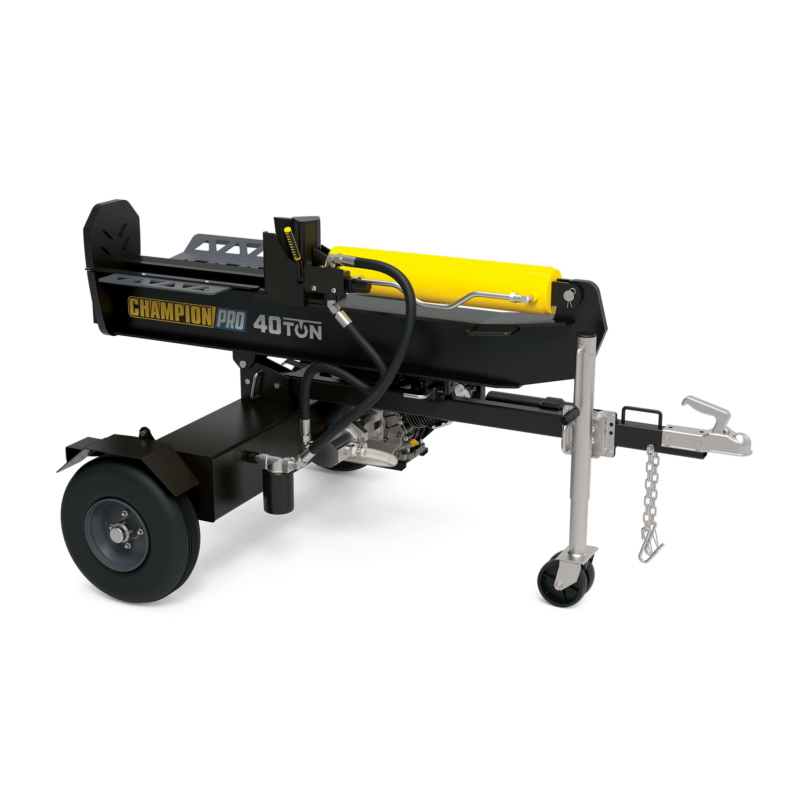 Champion 201091 Pro 40-Ton Log Splitter Horizontal/Vertical Full Beam Gas With Auto Return New