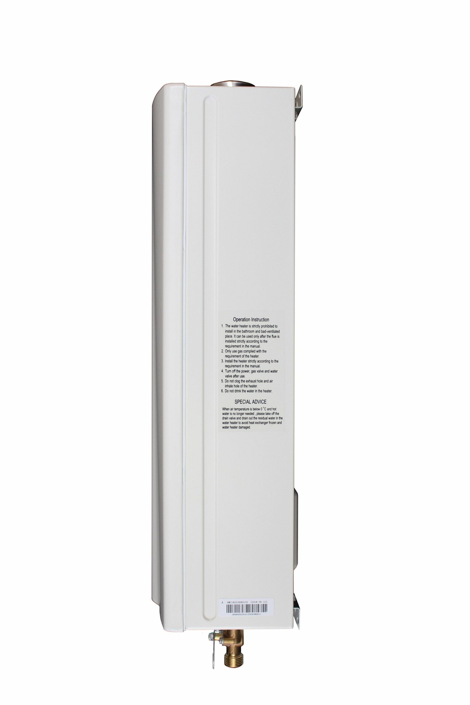 EZ Tankless EZDELUXELP 4.4 GPM 87500 BTU Liquid Propane Indoor Tankless Water Heater with Vent Kit New