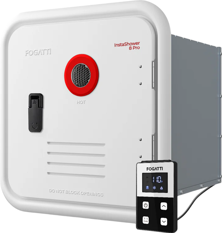 Fogatti InstaShower 8 Pro RV Tankless Water Heater 55,000 BTU 2.9 GPM New