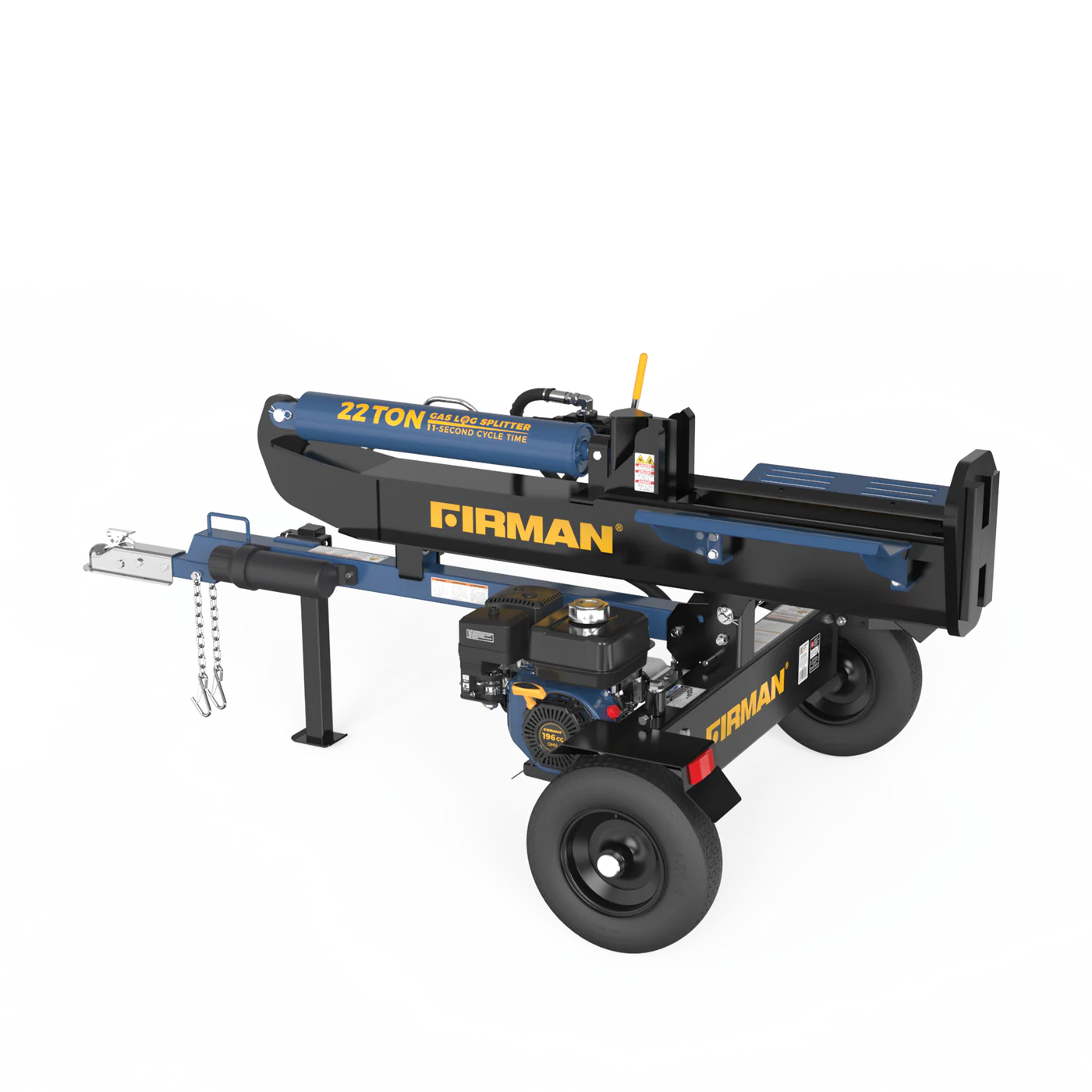 Firman GS2201 Gas Portable Log Splitter 22-Ton Vertical/Horizontal 196cc 6.5HP with Auto Return New