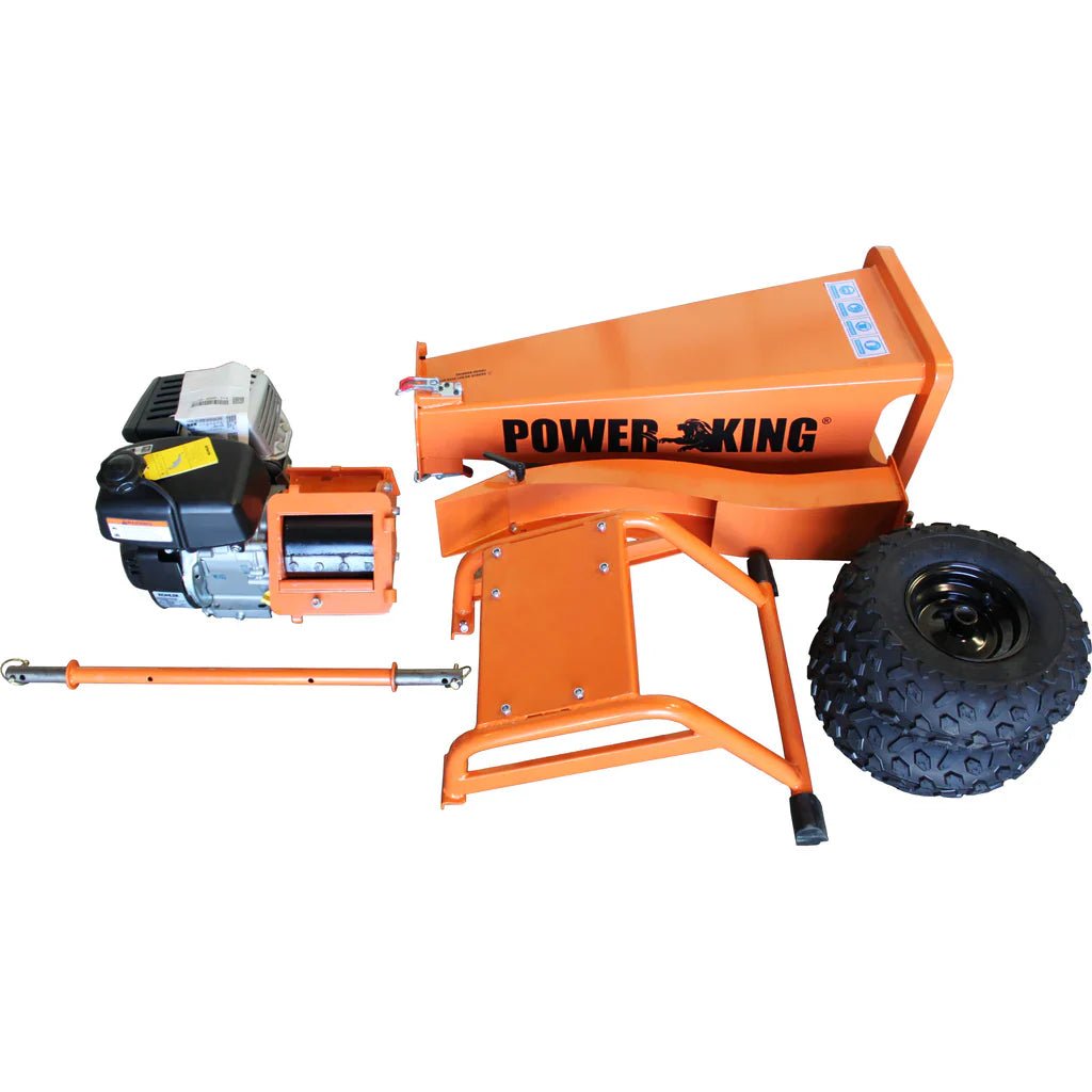 Power King Chipper Shredder 2.8" Residential Direct Drive 6.5 HP Kohler Gas Engine PK0913DD New