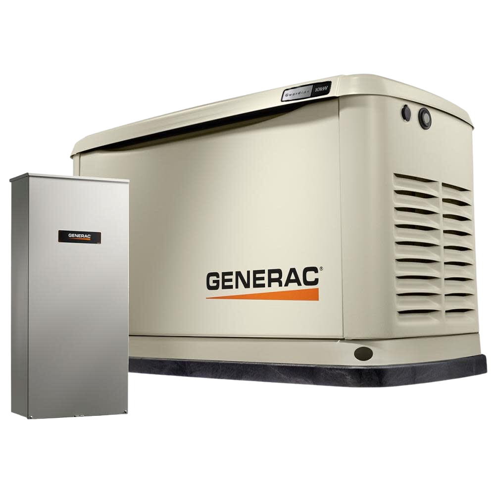 Generac 10kW Standby Generator Guardian WiFi LP/NG w/ 100 Amp 16 Circuit Smart Transfer Switch 71729 New